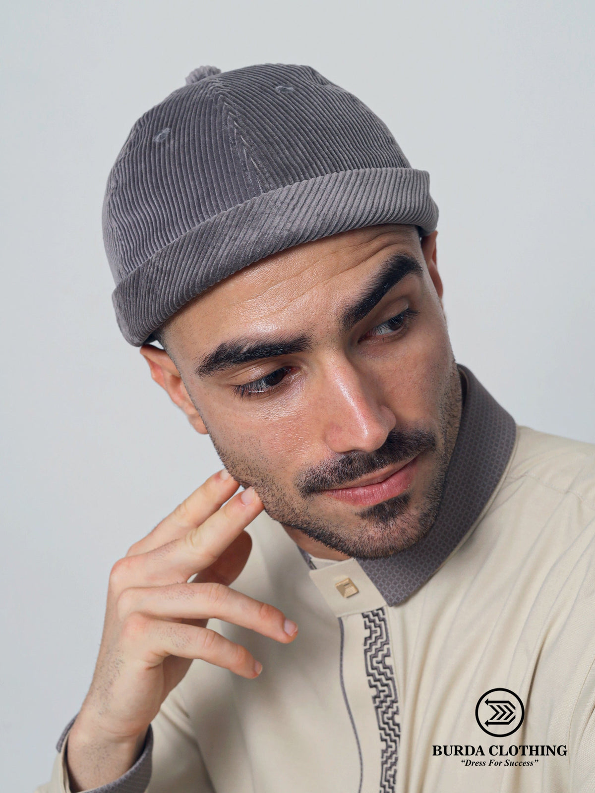 Corduroy Brimless Hat