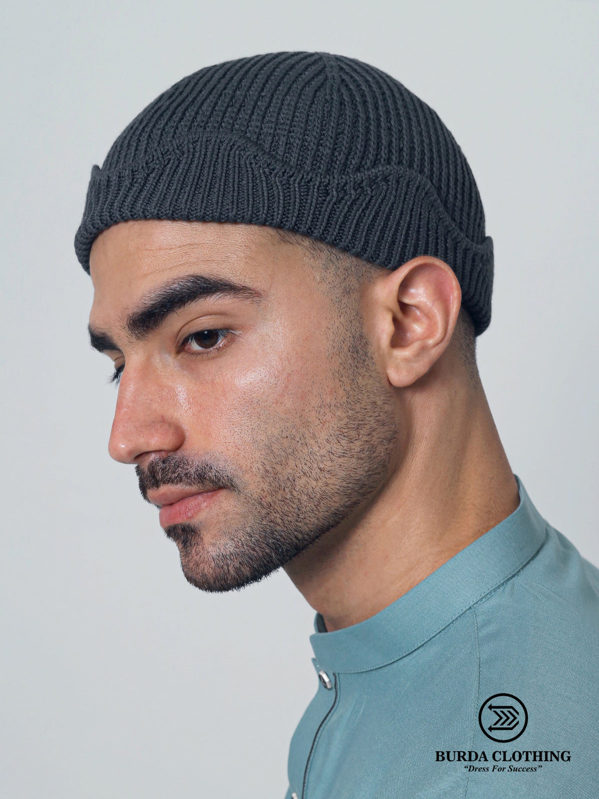 Dark Gray Sailor Beanie
