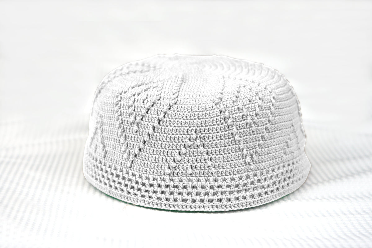 Skull Knit Cotton Kufi