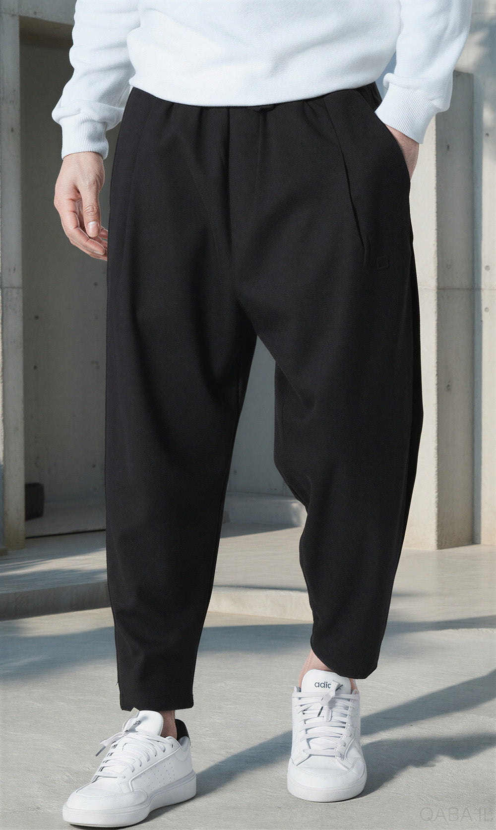 QL Classik Winter Sarouel in Schwarz